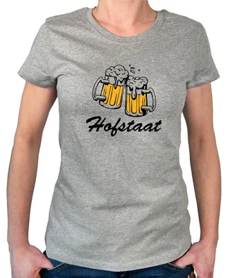Produktbild von Huuraa Damen T-Shirt Hofstaat Schützenfest XS Sport Grey Bio Baumwolle Fairtrade Damenshirt Geschenkidee