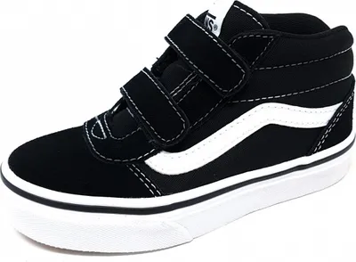 Produktbild von Vans Yt Ward Mid V Suede/Canvas Black/White Größe EU 38