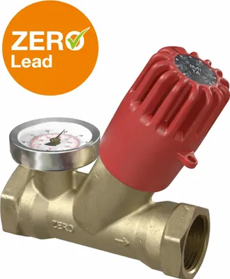 Obrázek produktu pro IMI Heimeier THERM-ZERO 1/2 palce s teploměrem 55 stupňů, 1 ks.