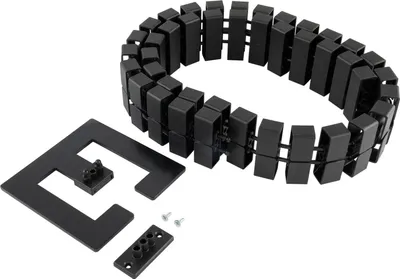 Obrázek produktu pro Kabelový had Cube SL, kabelový kanál pro vedení kabelů, flexibilní pro výškově nastavitelné stoly, plast, černý, 1250 mm
