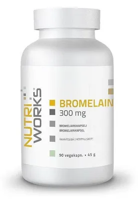 Produktbild von NutriWorks Bromelain 300 mg Kapseln