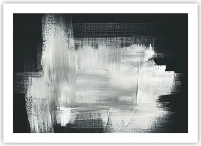 Produktbild von Poster - Poster ohne Rahmen - Abstraktion Schwarz Weiß - 70x50 cm - Wand Bild - Wanddeko - Wandbilder - Kunstposter - Wandposter - Bilder - Kunstdruck - Wanddekoration - Wandbild - P2XAA70x50-4173