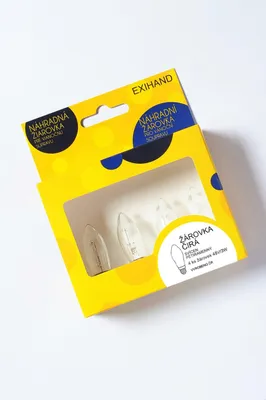 Immagine prodotto di Confezione blister Exihand con 4 lampadine per portacandele 48 V/3 W