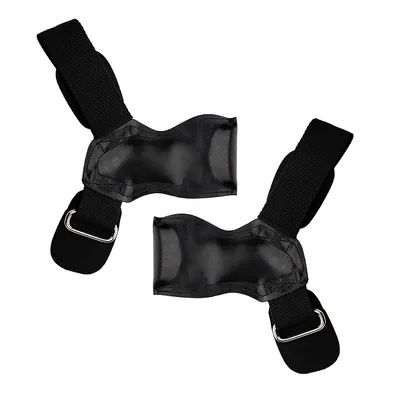 Produktbild von Gym - Lifting Straps,1 Paar Zughilfen mit Gummi-Pad für Krafttraining, Bodybuilding, Fitness, für Frauen und Männer,25*23*2cm,L