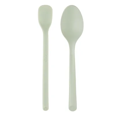 Produktbild von LOVI Set: Erste Fütterlöffel & Esslöffel Pistachio 35/585_gre