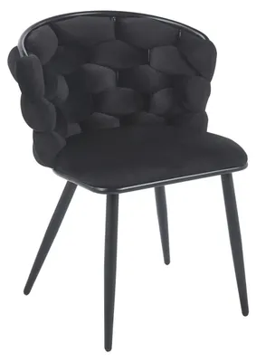 Obrázek produktu pro Designová jídelní židle EVANDOR - černá