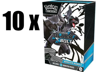 Produktbild von Pokémon Black Bolt Booster Bundle (10x) Display Englisch