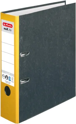 Produktbild von Herlitz 05171103 - A4 - Karton - Schwarz - Gelb - 8 cm - 1 Stück(e)