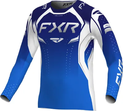Produktbild von FXR Helium Edge Motocross Jersey, blau/weiß, L