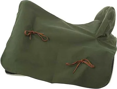 Produktbild von Hispano Hipica Allgemeiner Gebrauch Wp Canvas Western-/westernsatteltaschenabdeckung Grün  Grün One Size