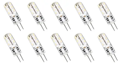 Produktbild von Spectrum G4 LED Stecklampe 1,5W 95lm 3000K Warmweiß 12V 10 Stück