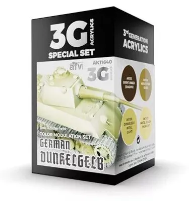 Zdjęcie produktu dla AK Interactive S.L. AK-11640 MODULATION GERMAN DUNKELGELB (3. generacja)