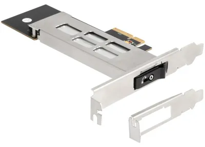 Produktbild von DeLOCK DeLock Wechselrahmen PCI Express Karte für 1 x M.2 NMVe SSD