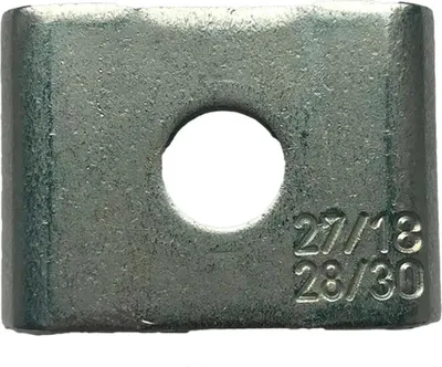 Produktbild von Dalsys Halteklammer für Montageschienen Silber 38-40, 100 Stück, zur Anwendung an einer Installationsschiene, verzinkter Stahl, diverse Größen