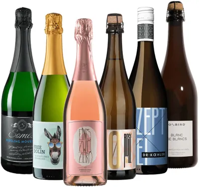 Produktbild von Prickelnd durch den Tag mit alkoholfreiem Schaumwein - 6x Probierpaket