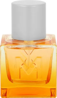 A close-up studio shot of a perfume bottle.