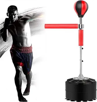 Produktbild von Famanu Boxsack Trainingsset höhenverstellbar - für Kinder und Erwachsene