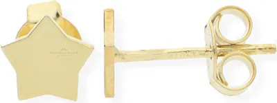 Produktbild von JuwelmaLux Stern Ohrstecker 925 Silber Gold plattiert JL16-06-0340