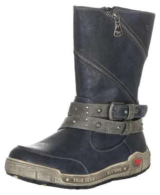 Produktbild von MUSTANG Damen Stiefelette Warmfutter Kurzstiefel 1290-606, Größe:36 EU, Farbe:Bl