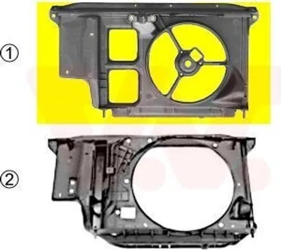 Image de VAN WEZEL Support de serrure avant pour 206 PEUGEOT
