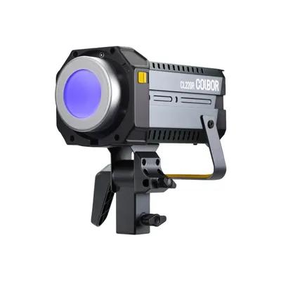 Produktbild von COLBOR CL220R 220 W RGB-Videoleuchte, Vollfarb-Fotolampe, 2700 KšC6500 K, dimmbar, CRI¡Ý97, mit Bildschirm, 13 FX, Spezialeffekten, Lueftersteuerungssystem, unterstuetzt BT-Verbindung mit Reflektor fuer Portraet/Produkt/Hochzeit/Fotografie/Video/Aufnahme/Live-Streaming
