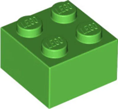 Produktbild von 1 Stück LEGO, Teil Nr. 3003 in Hellgrün (Bright Green)