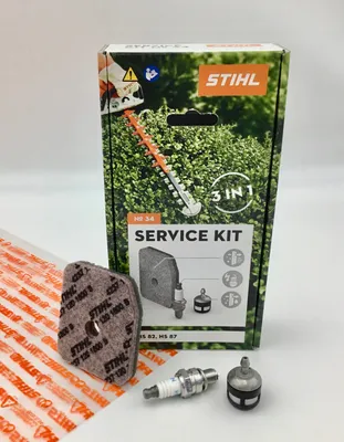 Obrázek produktu pro Servisní sada STIHL 34 HS 82, HS 87 42430074100 Filtr, zapalovací svíčka 42370074100