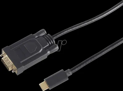 Produktbild von shiverpeaks BS10-59025, 1 m, USB Typ-C, VGA (D-Sub), Männlich, Männlich, Gerade