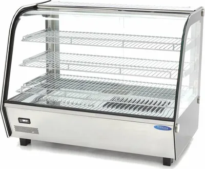 Image de Maxima - Gastro Wärmevitrine - 160 l - 85,6 cm - 3 Regale