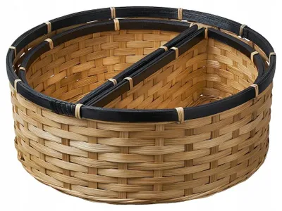 Produktbild von IKEA SNOPLOG Korb, Organizer 3er Set, Bambus