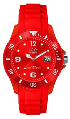 Produktbild von Ice Watch Sili Forever Uni Armbanduhr rot SI.RD.U.S.09