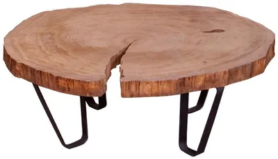 Produktbild von Casa Padrino Luxus Couchtisch Braun / Schwarz 110 x 95 x H. 50 cm