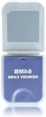 Zdjęcie produktu dla Karta pamięci o pojemności 64 MB w kolorze fioletowym do konsoli Wii NGC