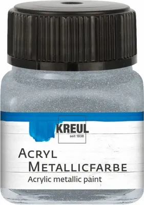 Obrázok produktu pre KREUL Akrylová metalická farba strieborná 20 ml