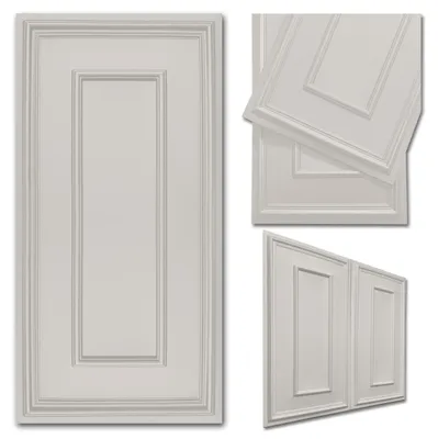 Produktbild von Verdico | Wandpaneele Rahmen 16 - 10 Stück - 100 x 50 cm - Kaschmir - Hochwertige Wandverkleidung - Stilvolles Design - Einfache Montage