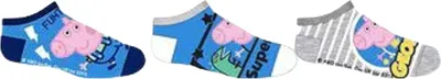 Produktbild von 3er - Pack Kindersocken Peppa Pig George 31 - 34