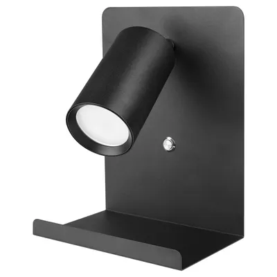Produktbild von MasterLED Wandleuchte Kaliso GU10 – Schwarz – Flexibler Leselicht-Spot mit USB-Ladefunktion für Schlafzimmer, Wohnzimmer & Büro – Schwenkbar