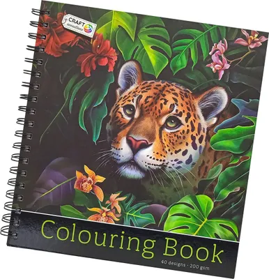 Immagine prodotto di Libro da colorare per adulti - Il tigre nella natura