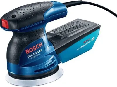 Image de Ponceuse excentrique Bosch Professional GEX 125-1 AE, 125 mm, Microfiltre, Compacte et Ergonomique