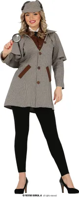 Immagine prodotto di Costume da detective per donna, taglia:M