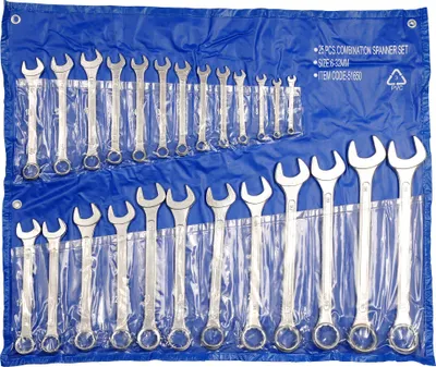 Immagine prodotto di Set di chiavi combinate 6-32 mm da 25 pezzi, chiave combinata