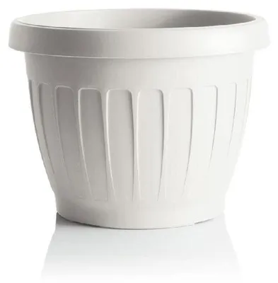 Image de Pot de fleurs - TERRA - D 40 cm - Blanc