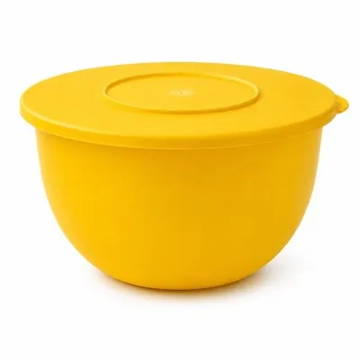 Productafbeelding van TUPPERWARE "Junge Welle" kom, 4,3 liter, geel. Serveerschaal