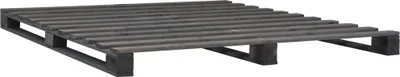 Obrázek produktu pro Rám postele z palet šedý masivní borovice 120 x 200 cm