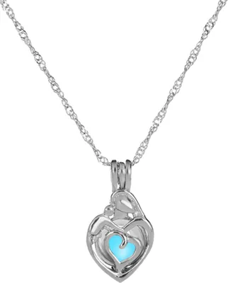 Produktbild von Halskette Stilvolle leuchtende Strass-Frauen-Schmuck-Ketten-Halskette für Party-Blau Grün
