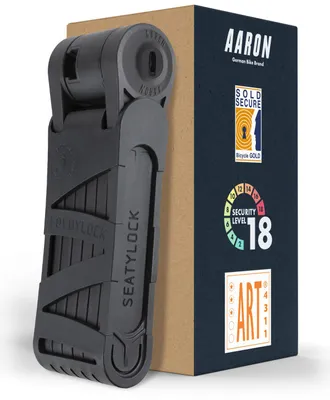 Produktbild von AARON Premium Faltschloss 90cm - Fahrradschloss Sicherheitsstufe 18 - Perfekt für E-Bikes