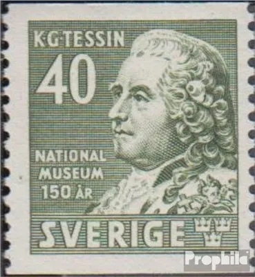Produktbild von Briefmarken Schweden 1942 Mi 292A postfrisch Nationalmuseum