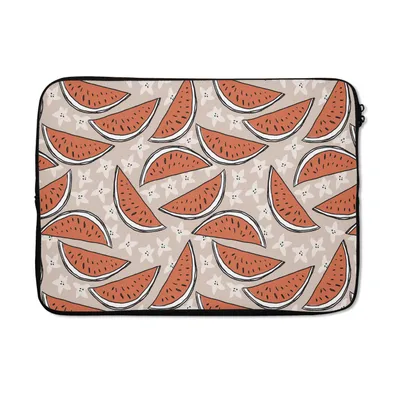 Produktbild von MuchoWow® Laptop Hülle 13 Zoll Sommer - Wassermelonen - Sterne - Pastell Laptoptasche - Laptophülle - Sleeve - Rundumschutz