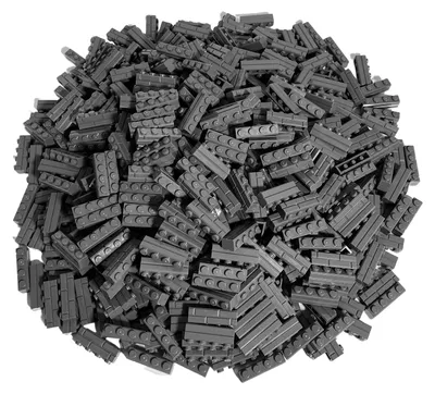 Produktbild von 100x Mauerstein 1x4 , Dunkelgrau