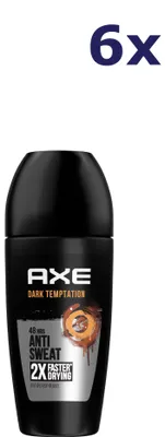 Produktbild von 6x Axe Dark Temptation Antitranspirant Roller 50ML